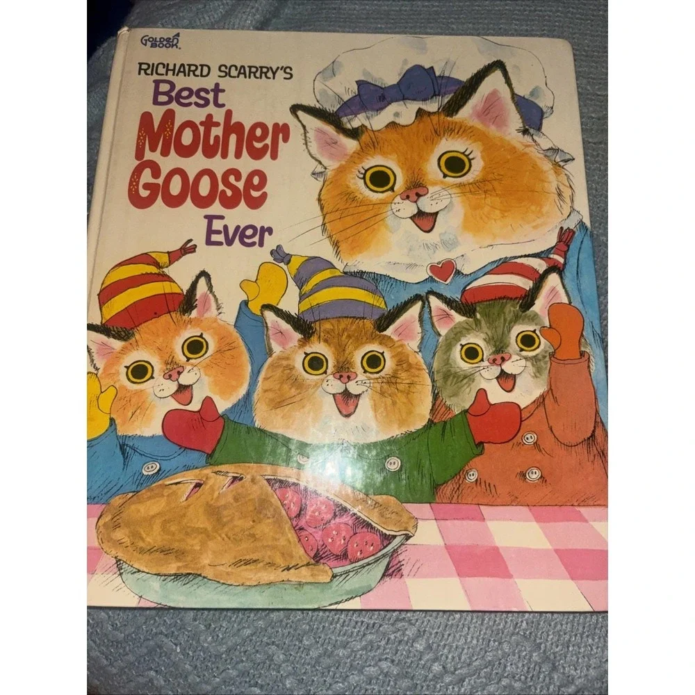 Richard Scarry's Best Mother Goose Ever - Golden Book 1964  1990s Hard Cover